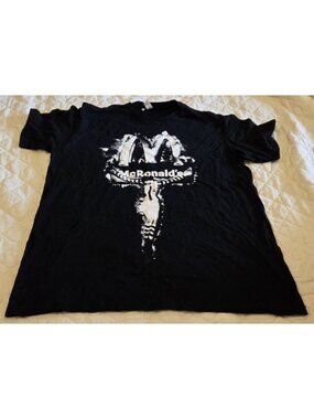 Falling In Reverse McRonalds T Shirt Large Black Unhappy Meal Mystery Box Merch